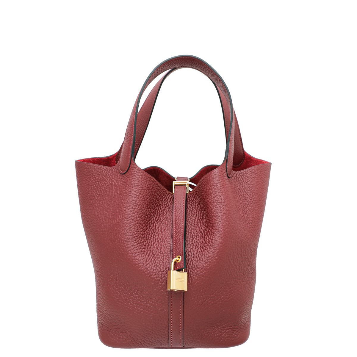 Hermes Rouge H Picotin Lock 22 Bag