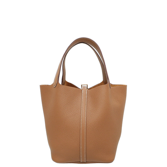 Hermes Gold Picotin Lock 22 Bag