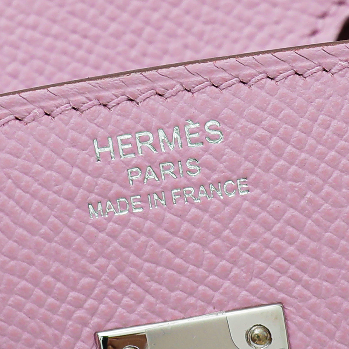 Hermes Mauve Sylvestre Sellier Birkin 25 Bag