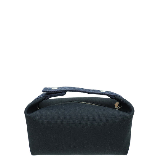 Hermes Noire Militaire Bride-a-Brac Case Small Pouch