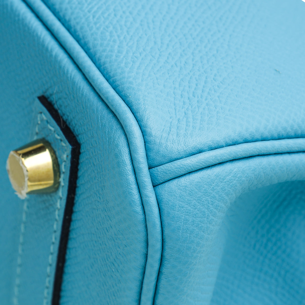 Hermes Bleu Du Nord Birkin 30 Bag