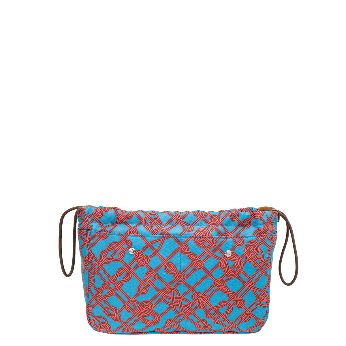 Hermes Bicolor Fourbi 25 "Noeud Marin" Print Pouch