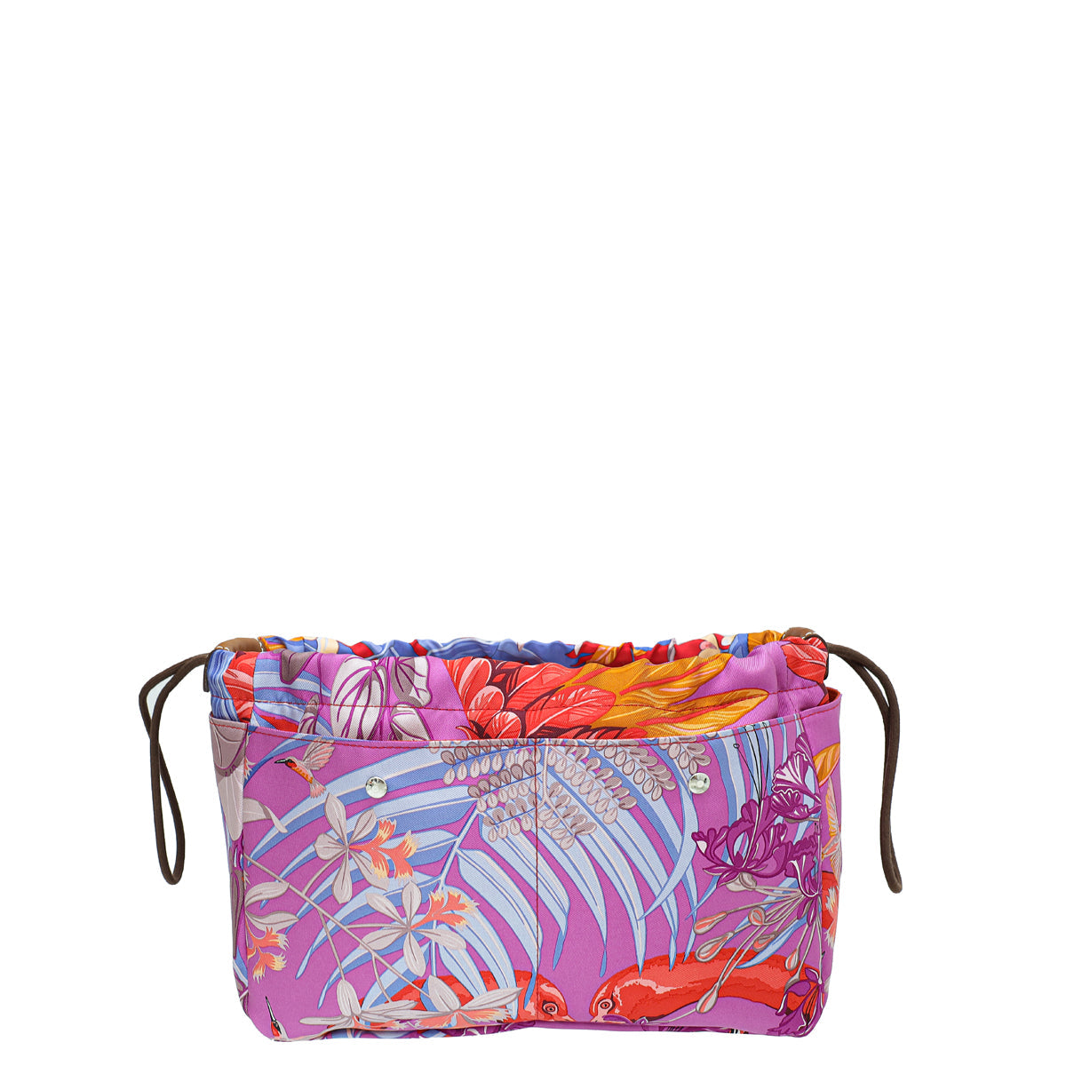 Hermes Bicolor Fourbi 25 "Flamingo Party" Print Pouch