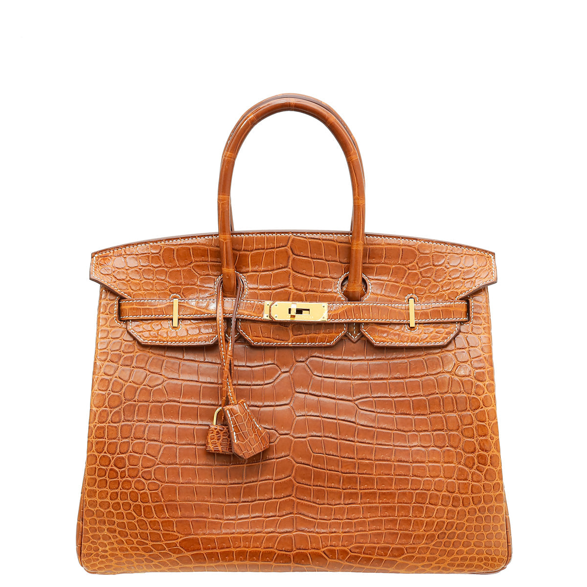 Hermes Fauve Crocodile Matte Porosus Birkin 35 Bag