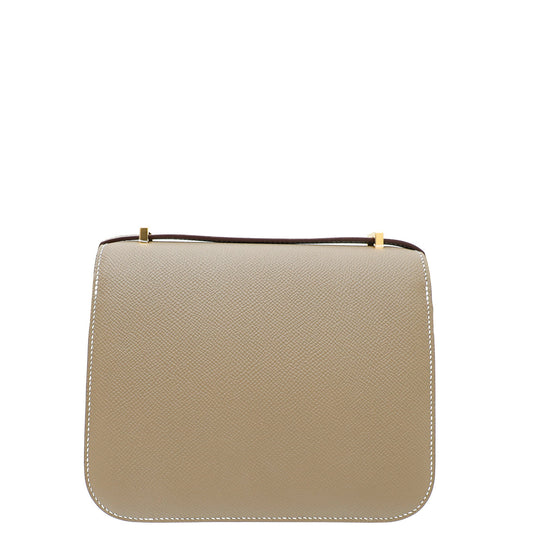 Hermes Etoupe Constance III 18 Re-Edition Mini Bag