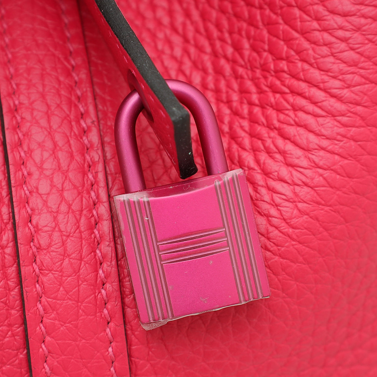 Hermes Rose Mexico Monochrome Picotin Lock 18 Bag