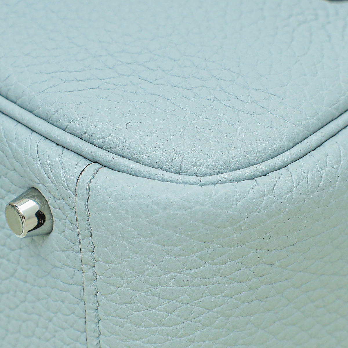 Hermes Blue Pale Mini Lindy Bag