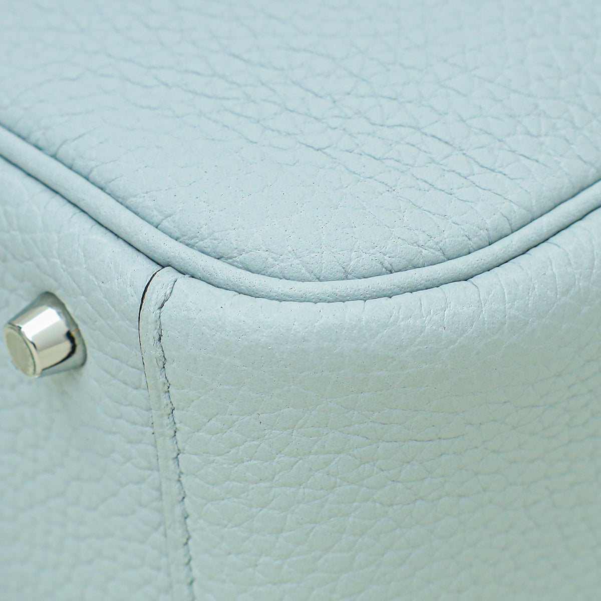 Hermes Blue Pale Mini Lindy Bag