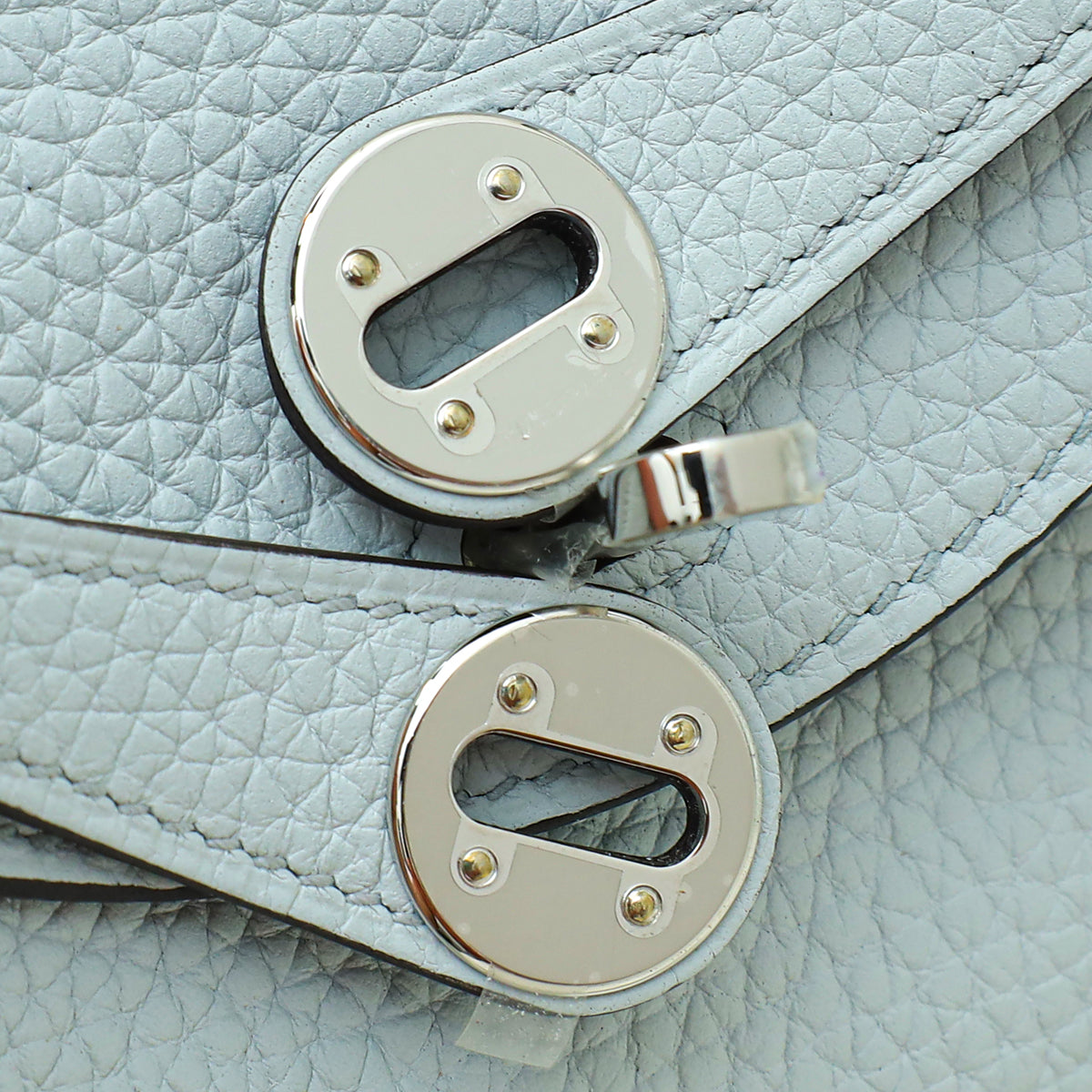 Hermes Blue Pale Mini Lindy Bag