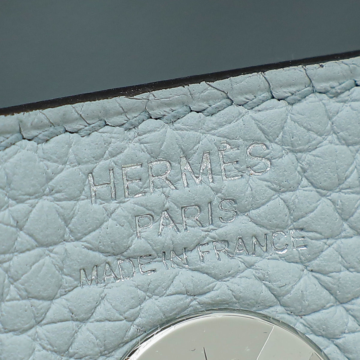 Hermes Blue Pale Mini Lindy Bag