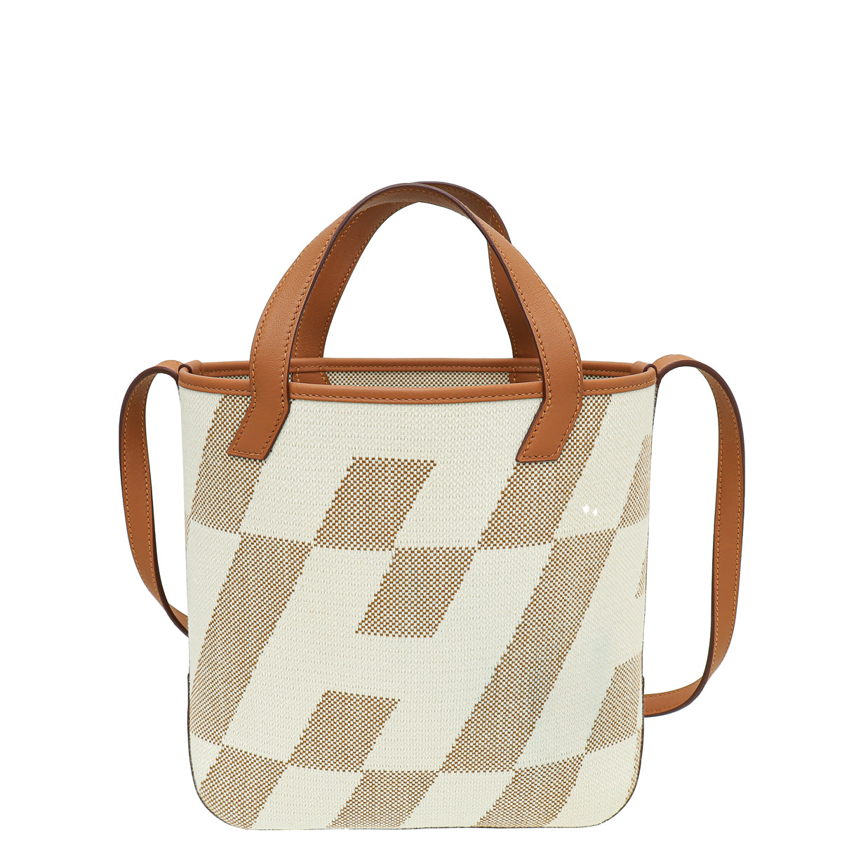 Hermes Bicolor Cabas H en Biais 27 Toile H Swift Bag