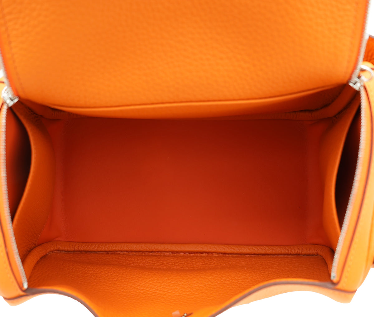 Hermes Orange Lindy 26 Bag