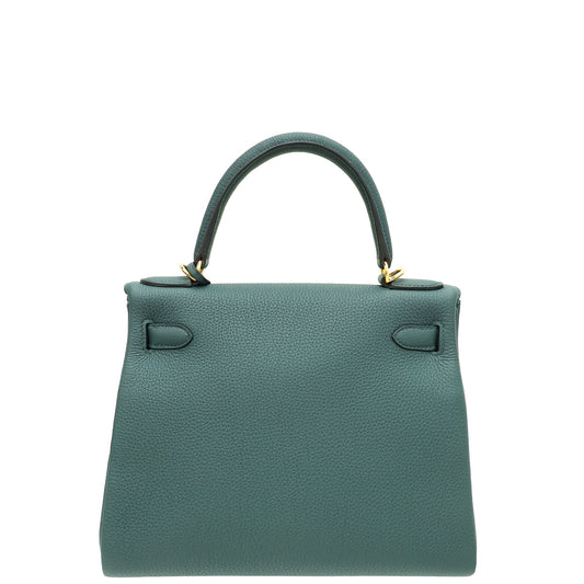 Hermes Bicolor Horseshoe Stamped Retourne Kelly 28 Bag