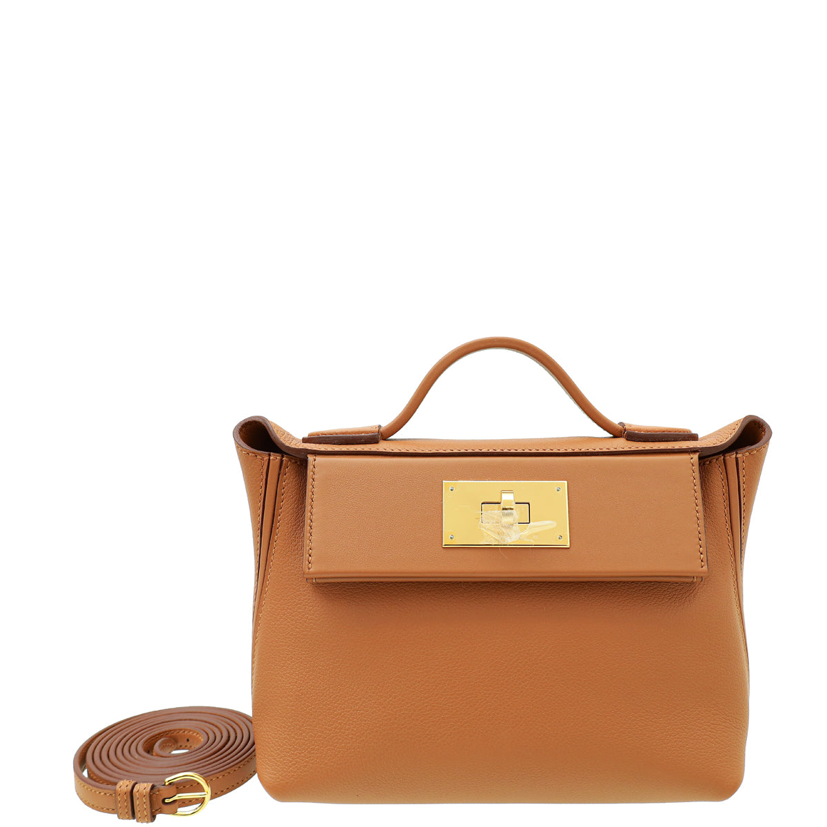 Hermes Gold 24/24 21 Evercolor Bag