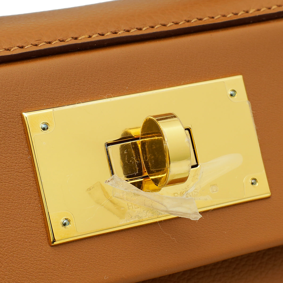 Hermes Gold 24/24 21 Evercolor Bag