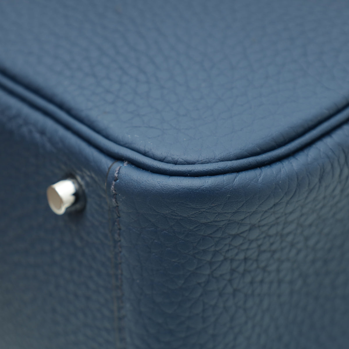 Hermes Bleu de Prusse Mini Lindy Bag