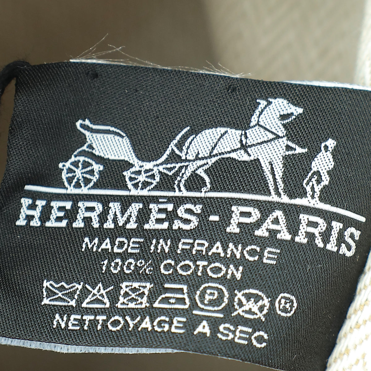 Hermes Natural Bride-A-Brace Large Case Pouch