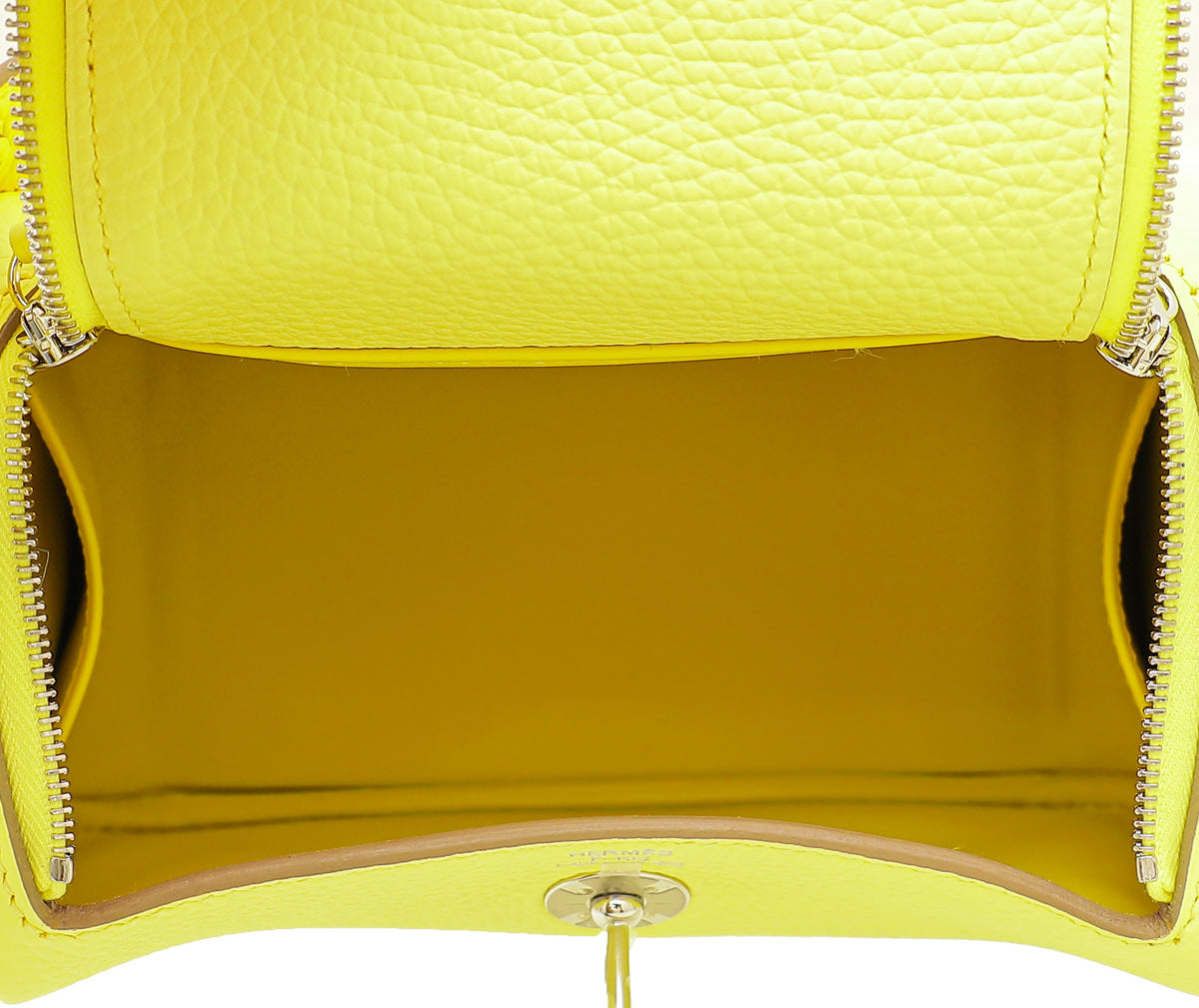 Hermes Limoncello Mini Lindy Bag