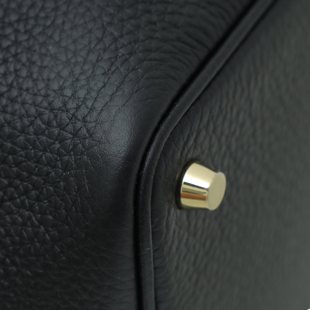 Hermes Noir Picotin Lock 18 Touch Bag