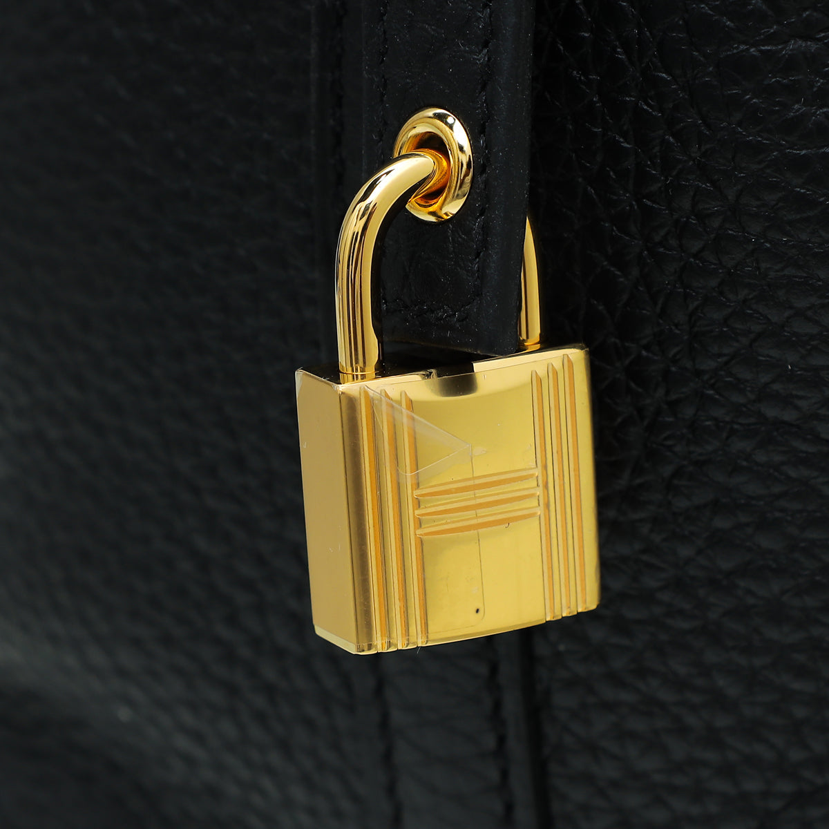 Hermes Noir Picotin Lock 18 Touch Bag