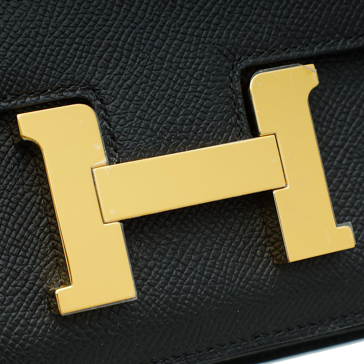 Hermes Noir Constance III Mini 18 Bag