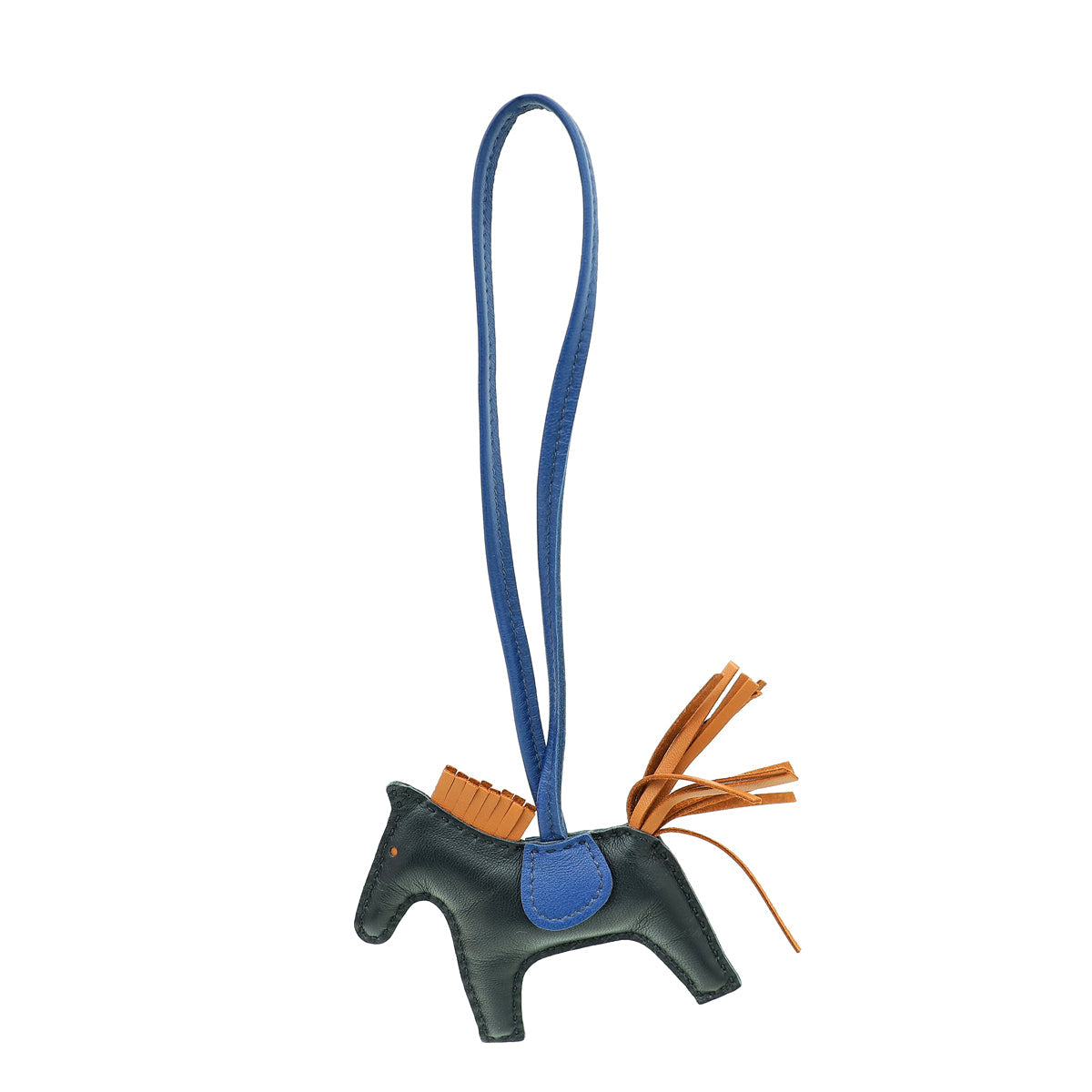 Hermes Tricolor Grigri Rodeo PM Bag Charm