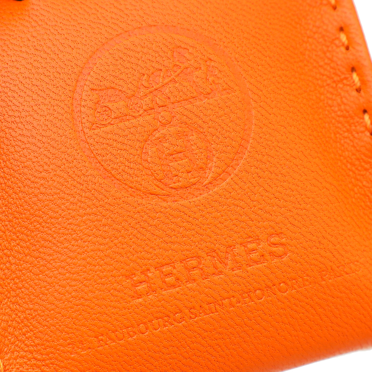 Hermes Orange Bag Charm