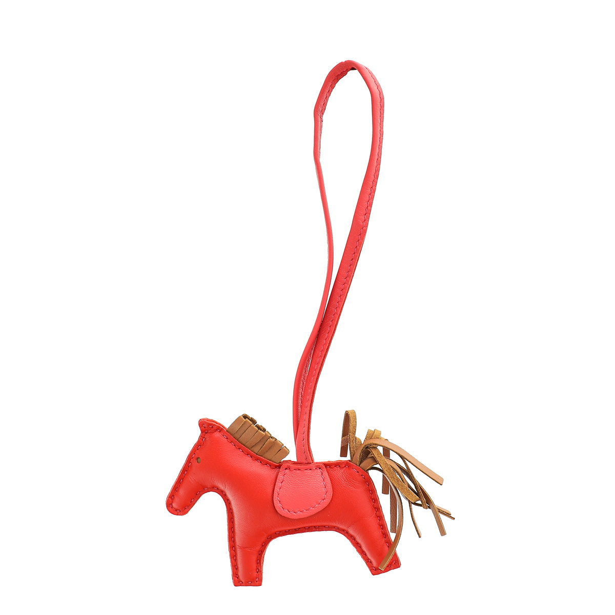 Hermes Tricolor Grigri Rodeo PM Bag Charm