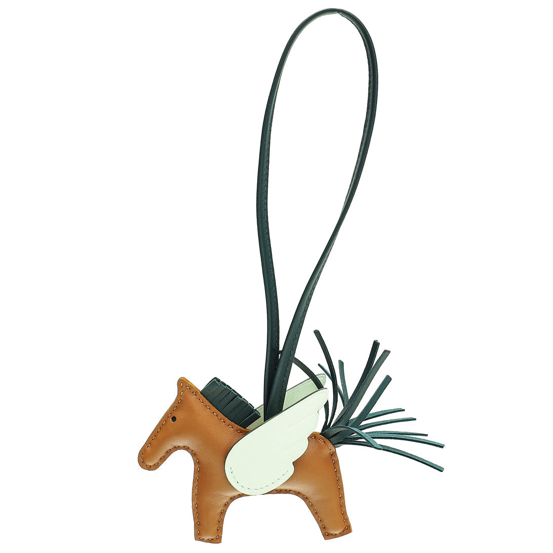 Hermes Tricolor Pegasus Rodeo Bag Charm