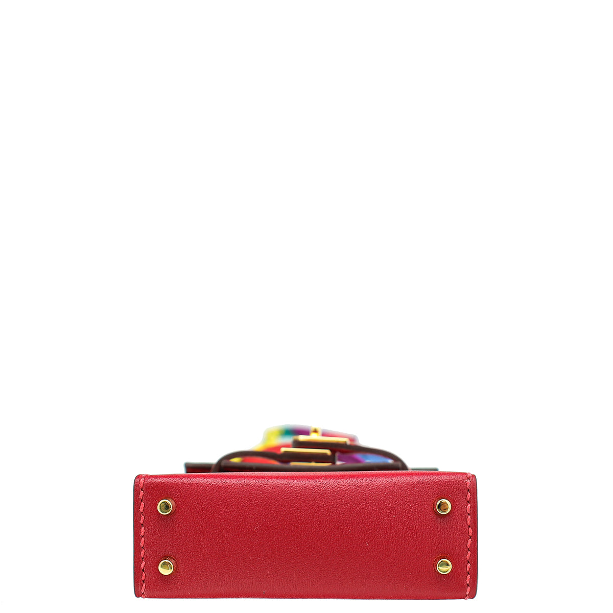 Hermes Rouge Vif Kelly Micro Twilly Bag Charm