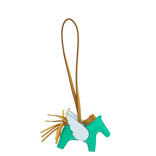 Hermes Tricolor Pegasus Rodeo Bag Charm