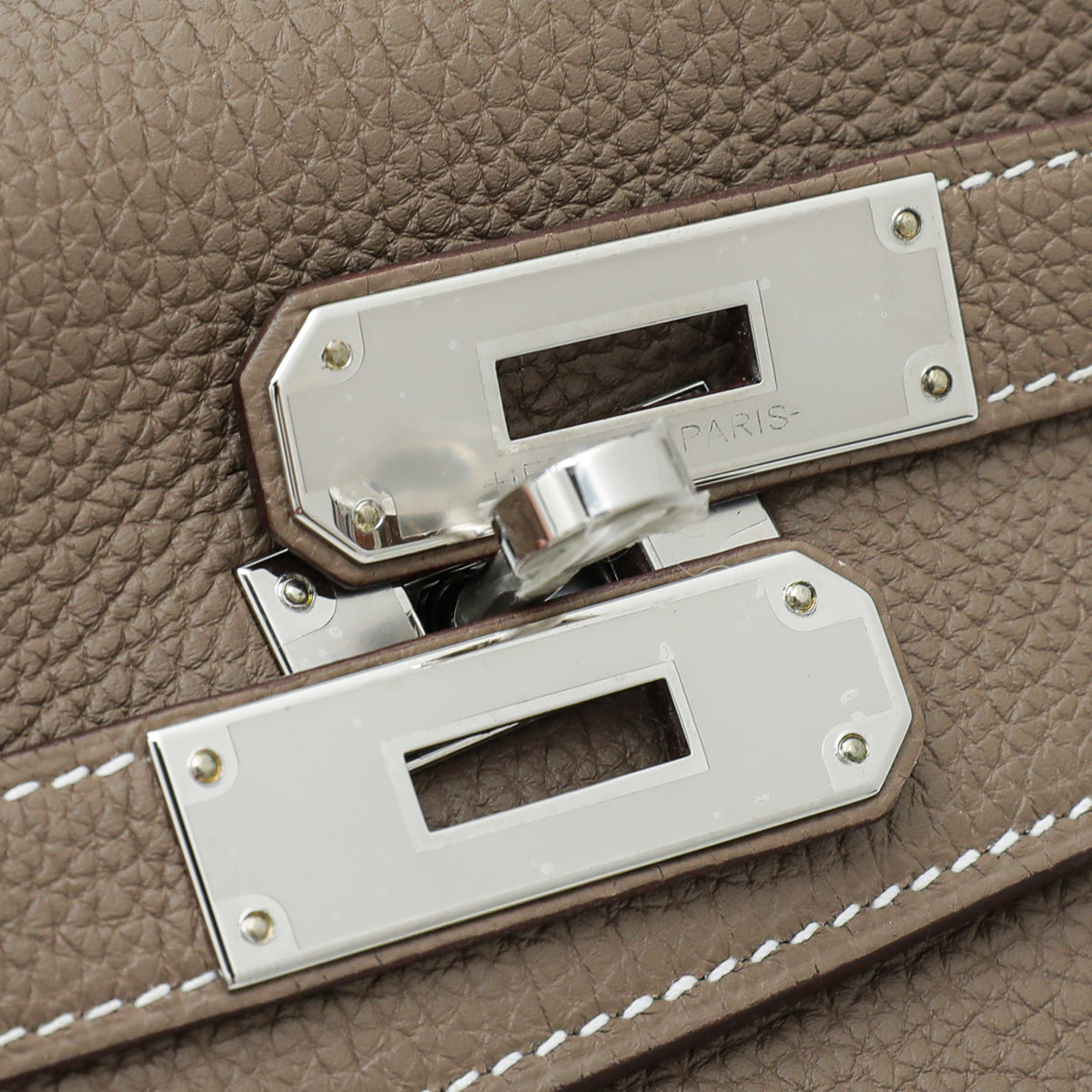 Hermes Etoupe Retourne Kelly 32 Bag