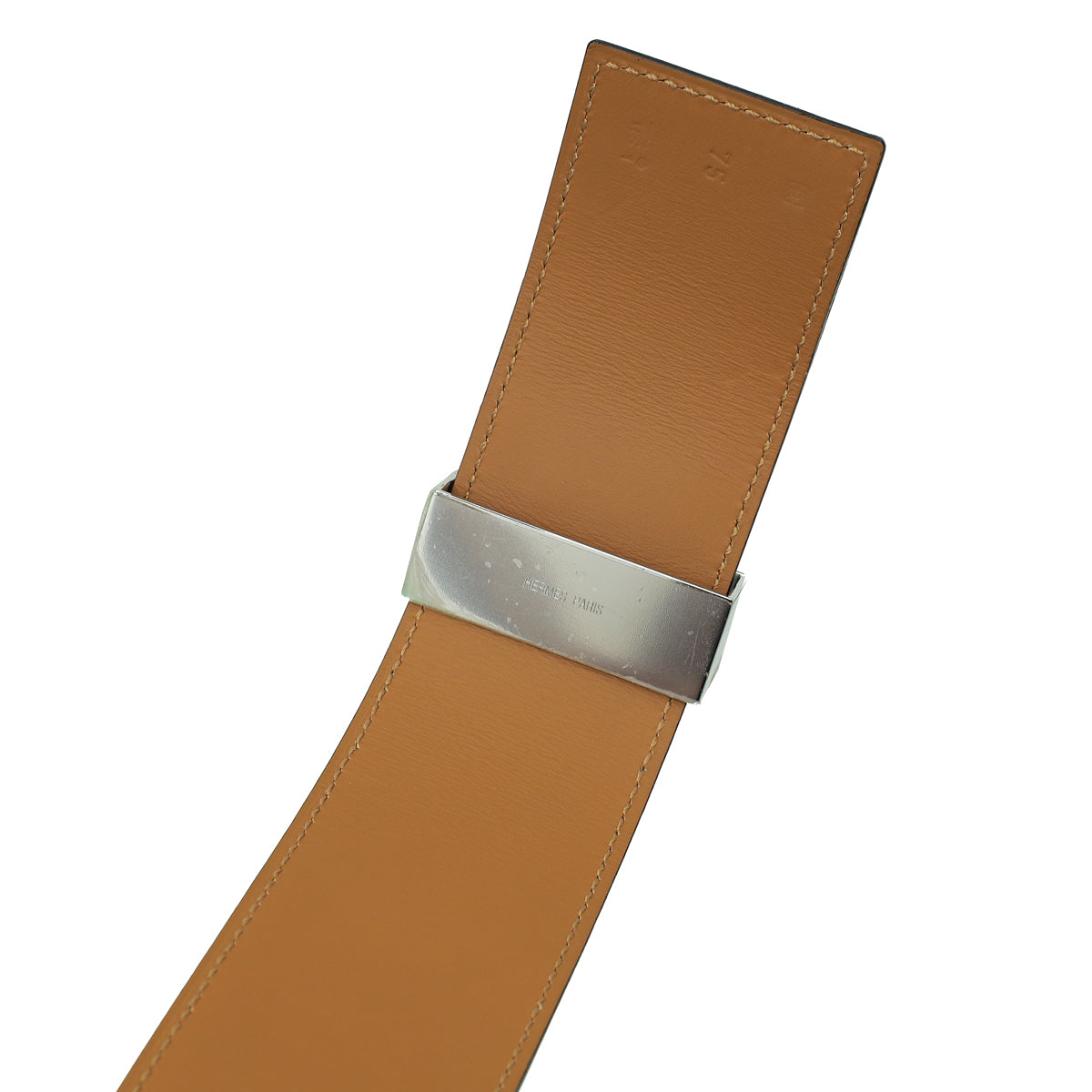 Hermes Bamboo Green Collier De Chien 50 Belt