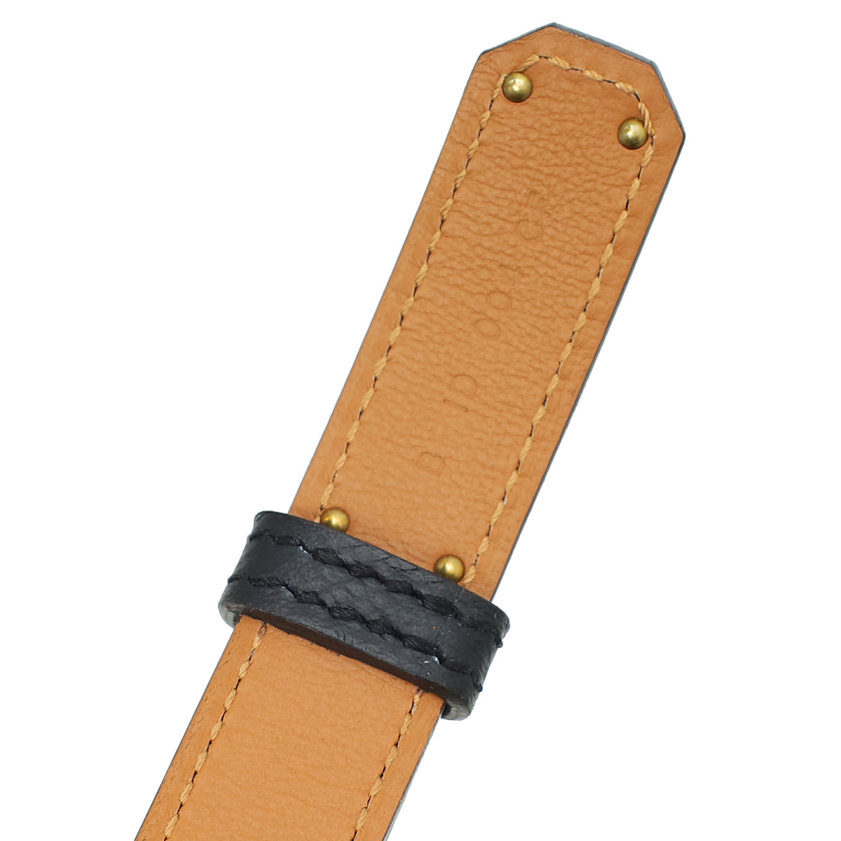 Hermes Noir Kelly 18 Adjustable Belt