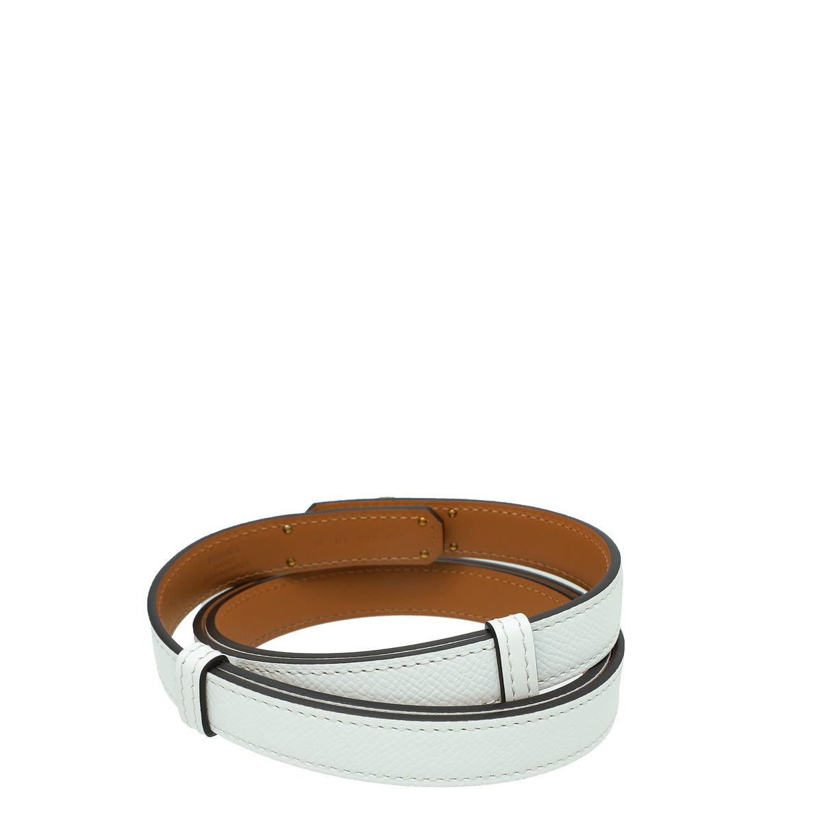 Hermes Blanc Kelly 18 Belt