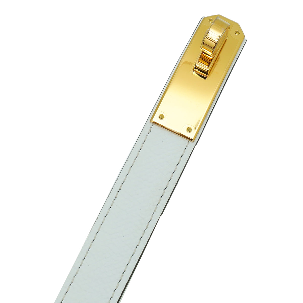 Hermes Blanc Kelly 18 Belt