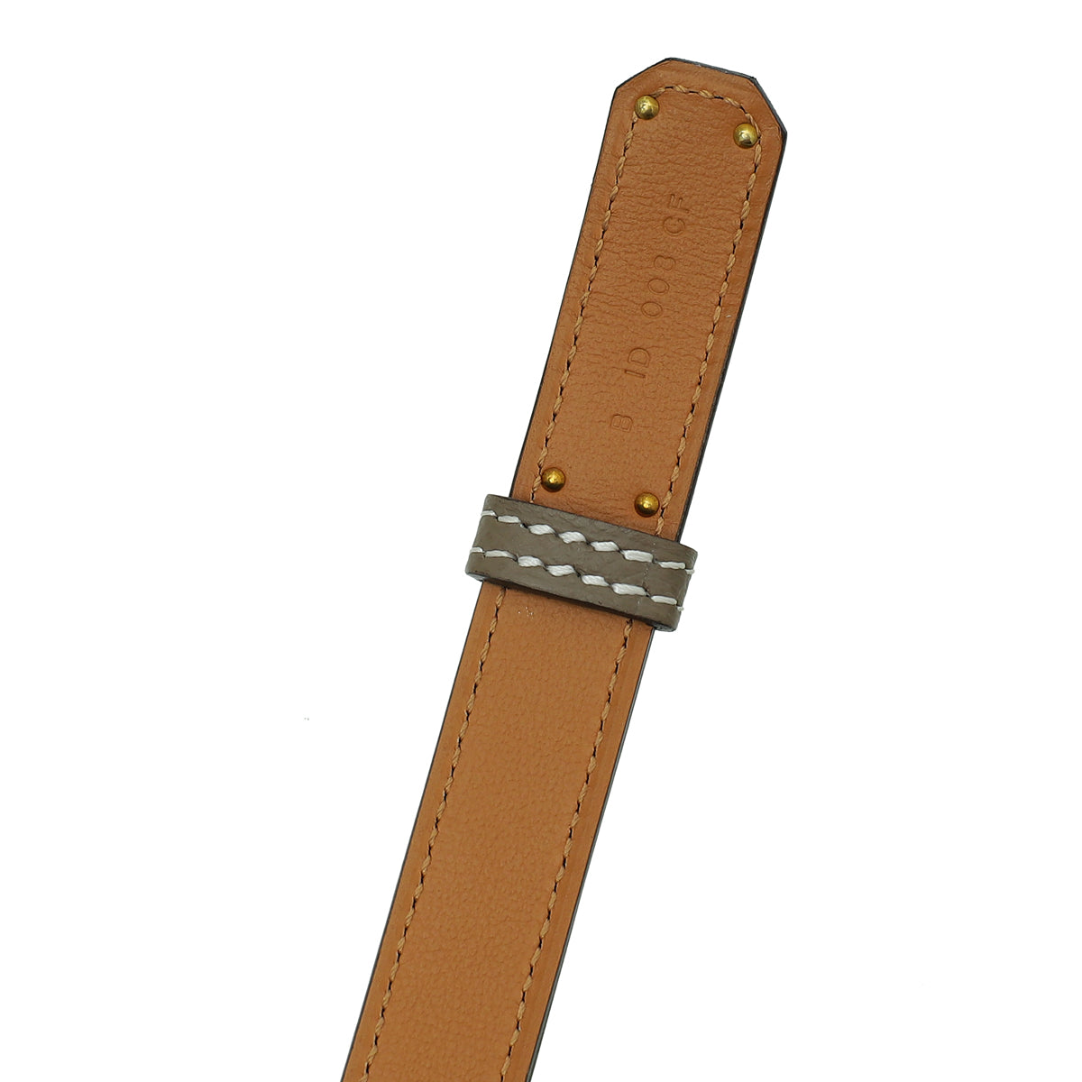 Hermes Etoupe Kelly 18 Belt