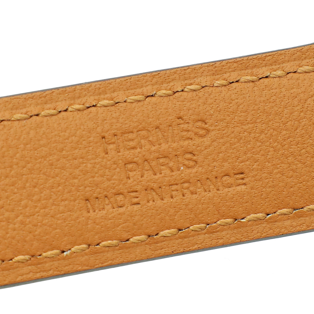 Hermes Gold Kelly 18mm Belt