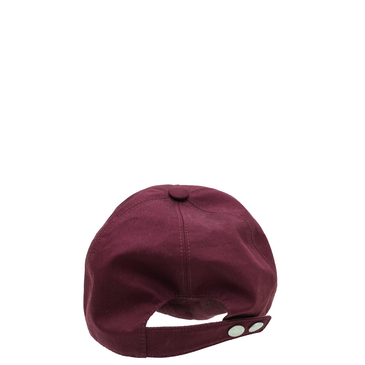 Hermes Burgundy Riley Cap