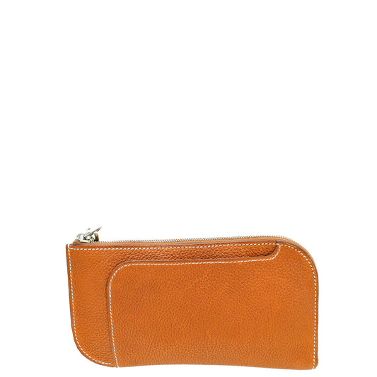 Hermes Gold Strap PM Evercolor Phone Case