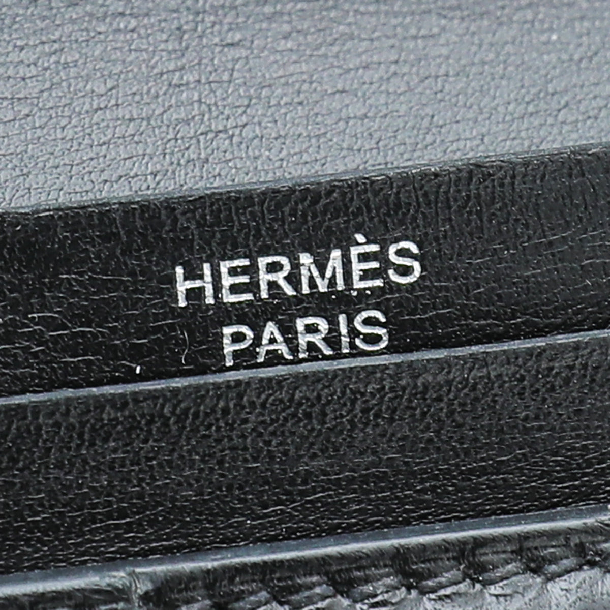 Hermes Noir Bearn Box Wallet