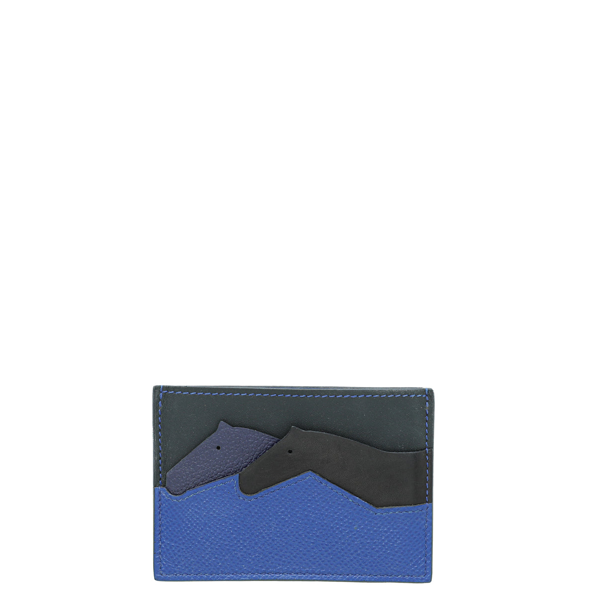 Hermès Tricolor Les Petits Chevaux Card Holder