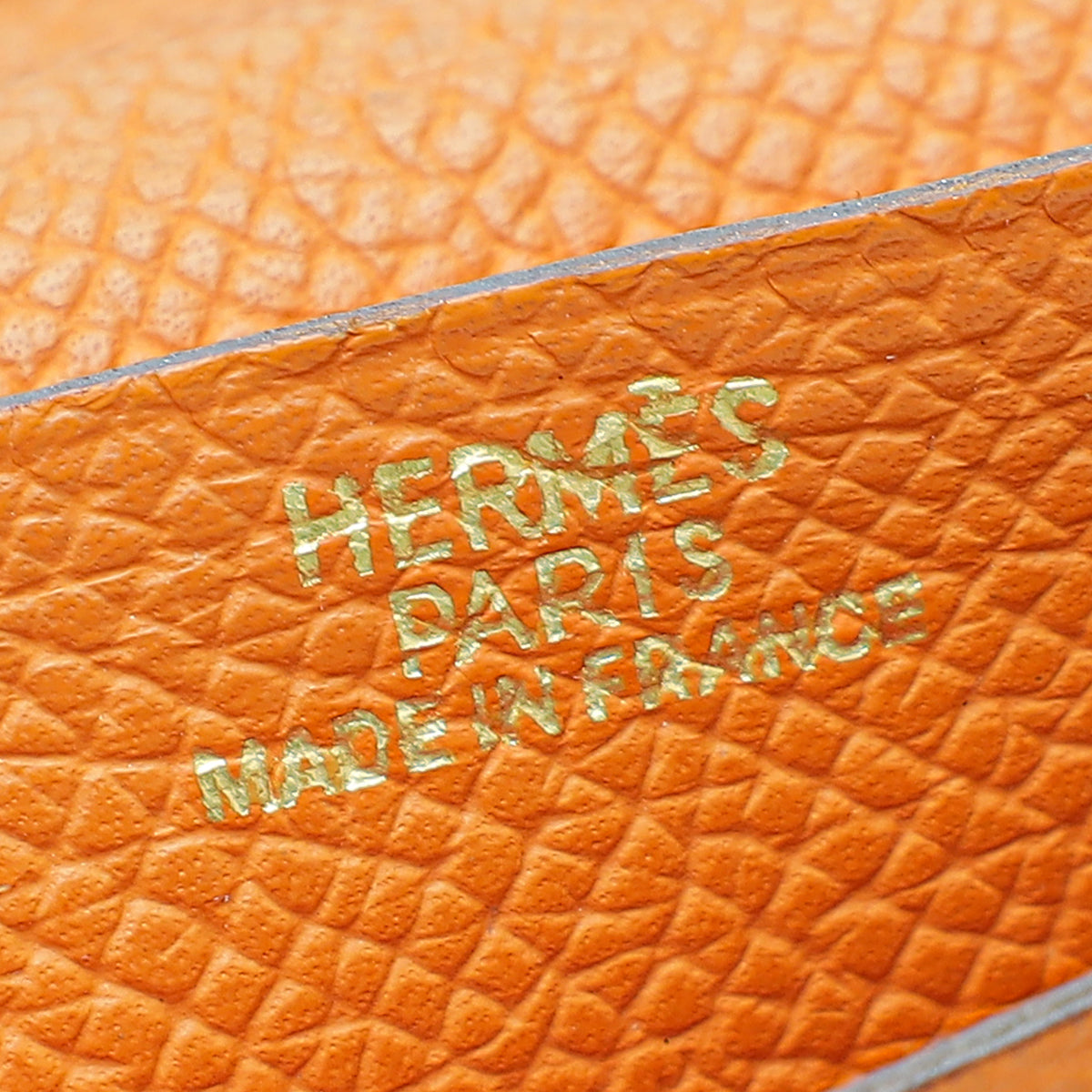 Hermes Orange Bearn Wallet