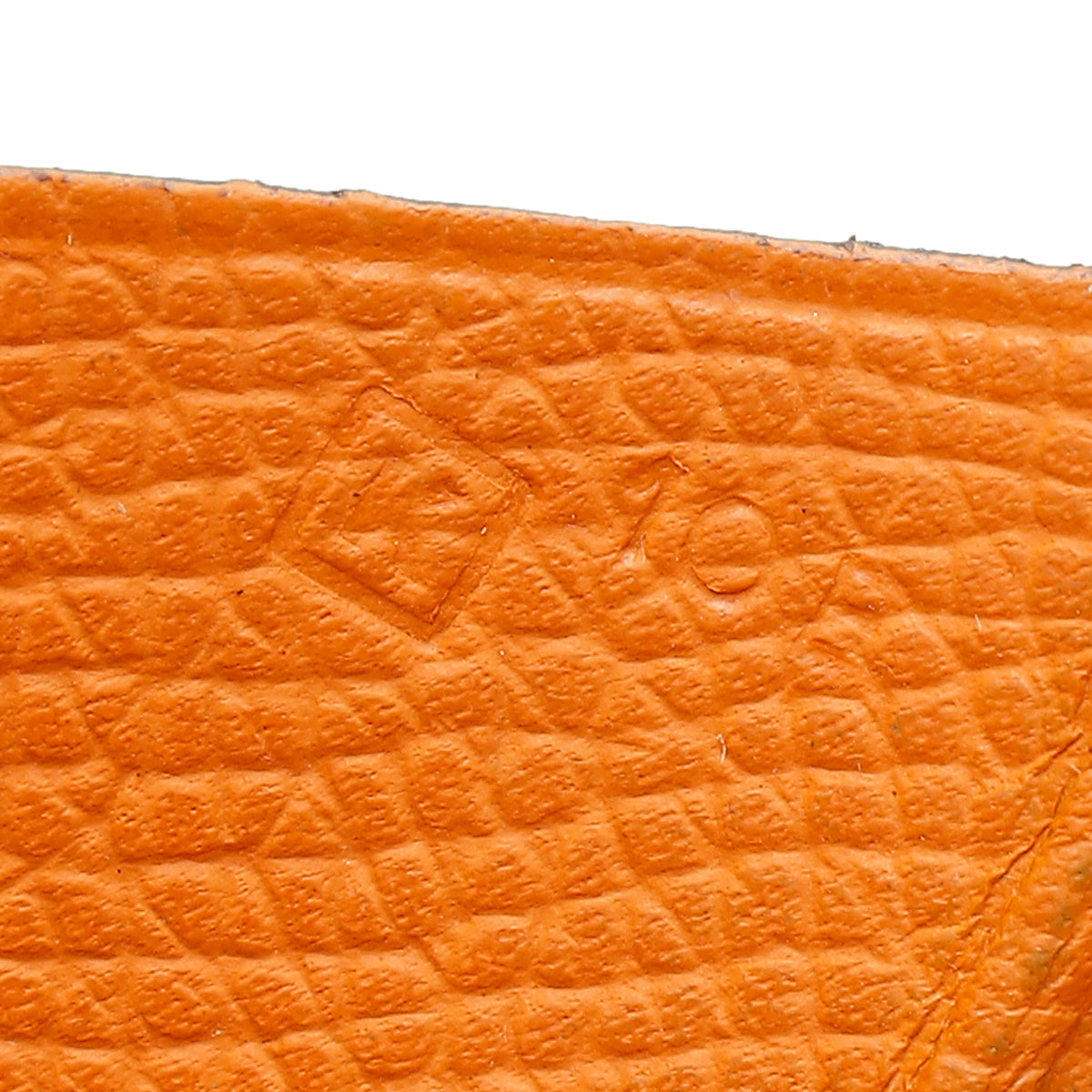 Hermes Orange Bearn Wallet