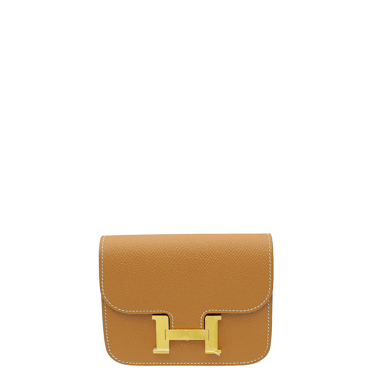 Hermes Gold Constance Slim Wallet