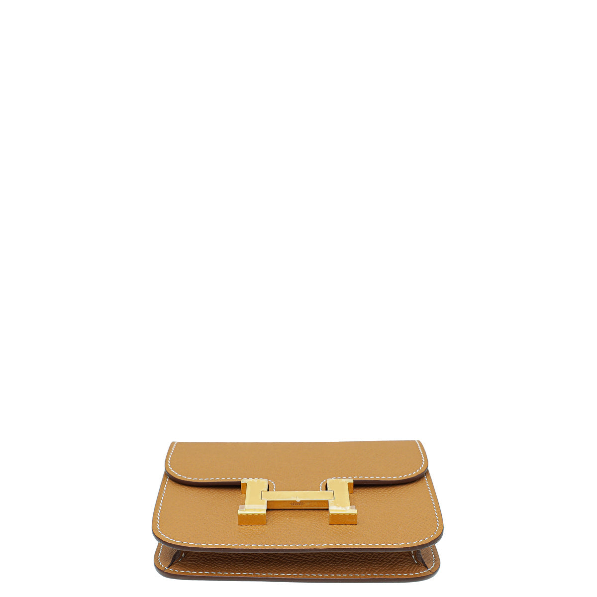 Hermes Gold Constance Slim Wallet