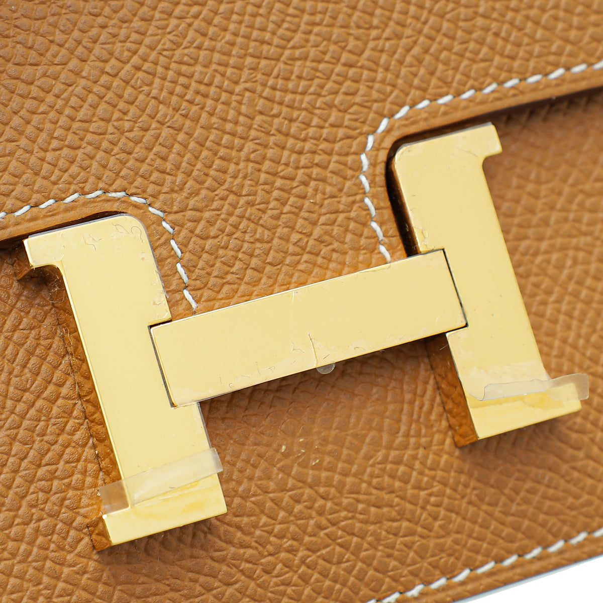 Hermes Gold Constance Slim Wallet