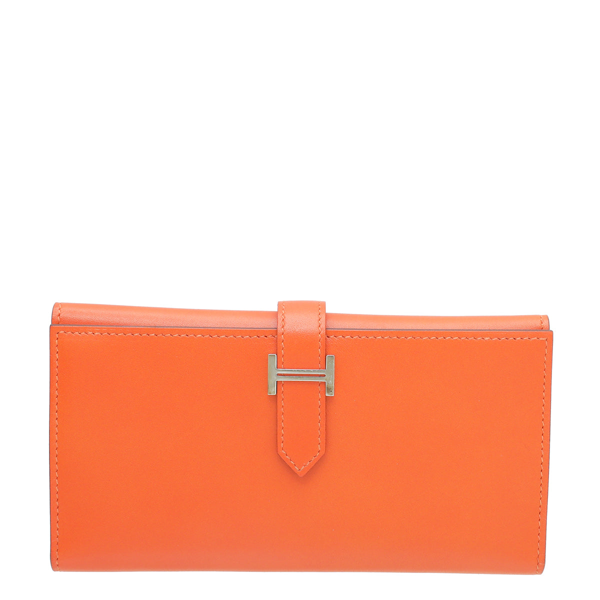 Hermes Orange Bearn Wallet