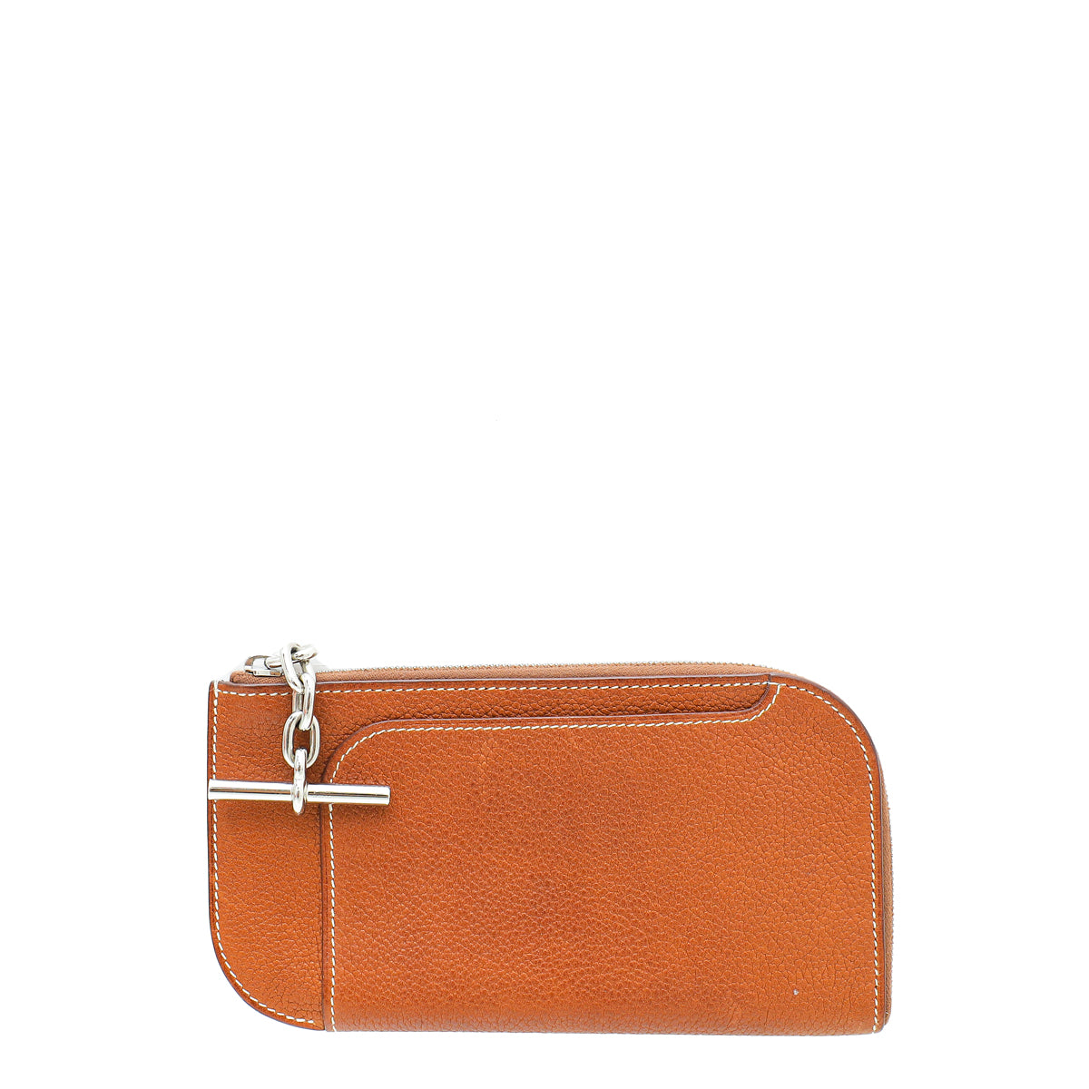 Hermes Gold Barenia Faubourg "Strap" PM Phone Case