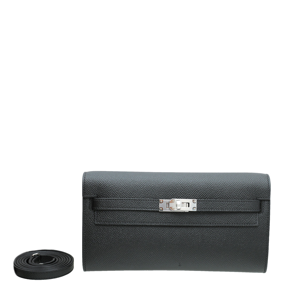 Hermes Noir Kelly To Go Wallet